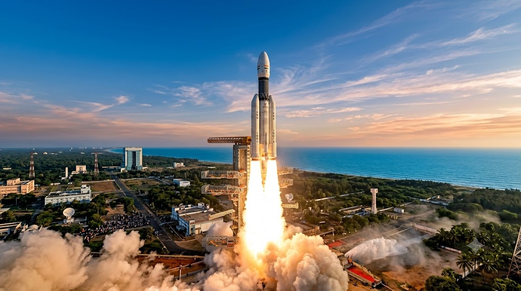 ISRO Rocket Launch Weather Satellite Sriharikota